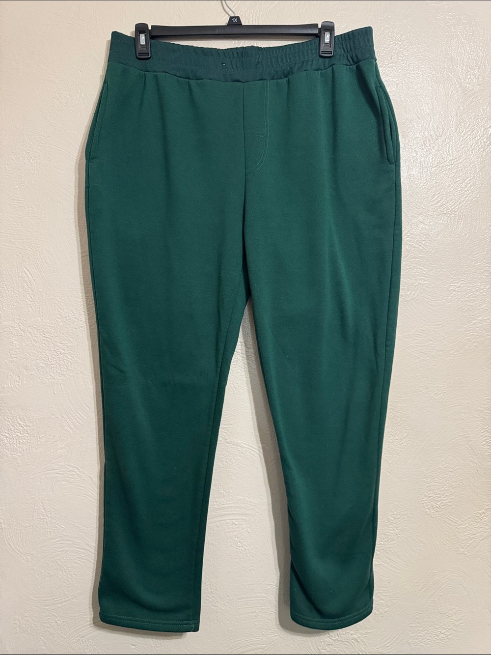 Men's Dark Green Stretch Jogger Pants